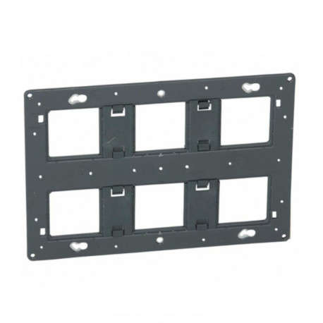 Support pour fixation - 2 x 3 postes