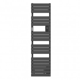 Sèche-serviettes connecté Adélis Étroit Atlantic - 500W - Anthracite