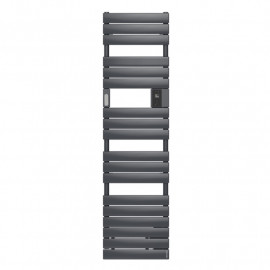 Sèche-serviettes connecté Adélis Étroit Atlantic - 500W - Graphite