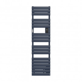 Sèche-serviettes connecté Adélis Étroit Atlantic - 500W - Bleu profond