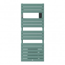 Radiateur sèche-serviettes électrique Riviera 2 - Sans soufflerie - 500W - Vert eucalyptus