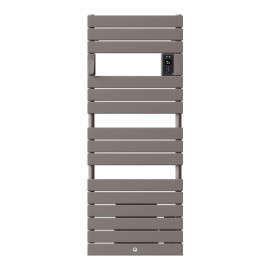 Radiateur sèche-serviettes électrique Riviera 2 - Sans soufflerie - 500W - Gris roche