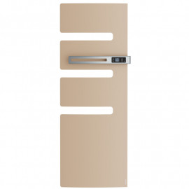 Sèche serviettes Atlantic Serenis connecté soufflant - Mât à droite - 1750W - Beige