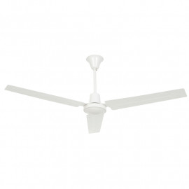 Ventilateur plafonnier Indus L Faro - 28m² - 5 vitesses - Blanc