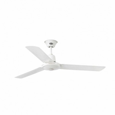 Ventilateur à pales Eco Indus Faro - 17,6m² - 3 vitesses - Blanc