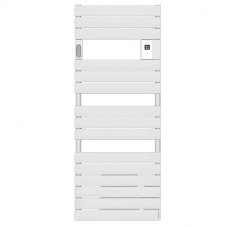 Sèche serviette Adélis Atlantic soufflant et connecté - 750 + 1000W - Blanc carat