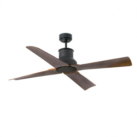 Ventilateur de plafond Winche M Faro - 17,6m² - 6 vitesses - Marron/noir