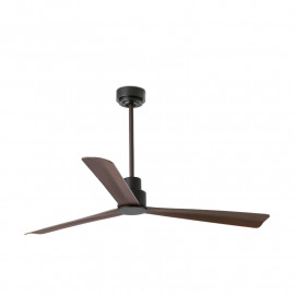 Ventilateur plafonnier Nassau Faro - 17,6m² - 6 vitesses - Marron - Moteur DC