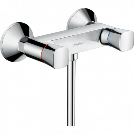 Mélangeur douche Logis Hansgrohe - Tête céramique - avec silencieux - Chrome