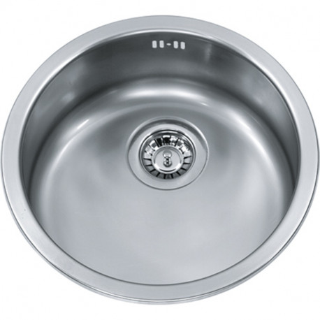 Évier Rotondo RAX 610-38 Inox Franke - A encastrer - 1 cuve - Ino lisse