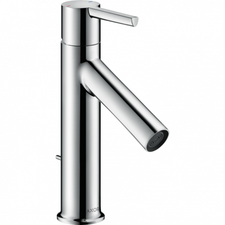 Mitigeur lavabo avec poignée Axor Starck 100 Hansgrohe - Avec tirette et vidage - Chromé