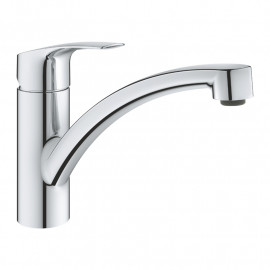 Mitigeur évier Eurosmart C3 Grohe - Bec bas - Chrome - Gamme Professionnelle