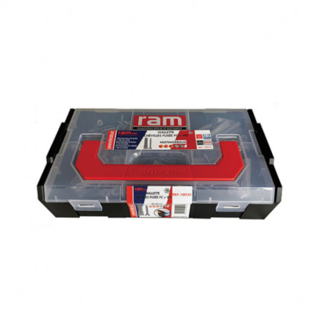 Mallette chevilles fusée FC + vis L Boxx RAM