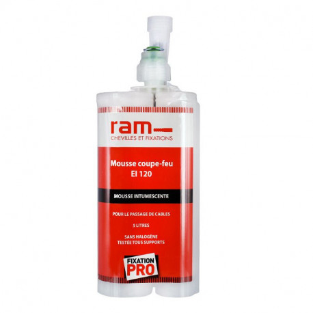 Mousse intumescente coupe-feu 2h RAM - 5l