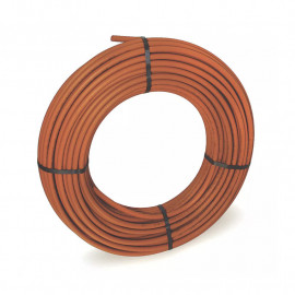 Tuyau PER 12mm Nu - Avec BAO - Rouge - 10x12 - 200m