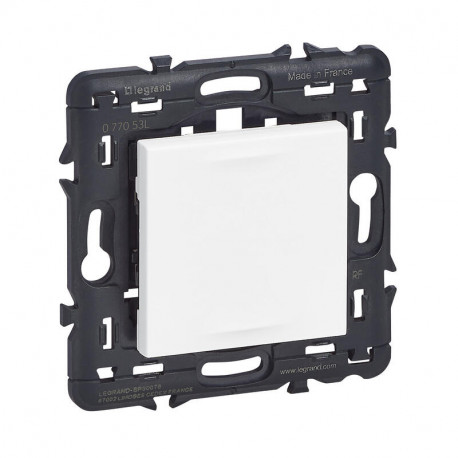 Commande sans fil sans pile Legrand - Self-e Mosaic with Netatmo - Pour éclairage et prises - Enjoliveur Blanc