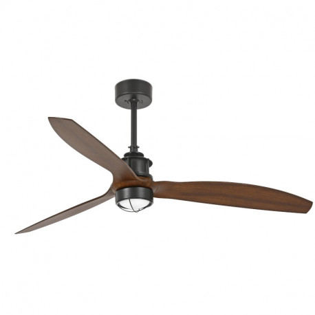Ventilateur de plafond wifi Just Fan LED Faro - 13m2 à 17m2 - 6 vitesses - Design industriel - 17W - 3000K