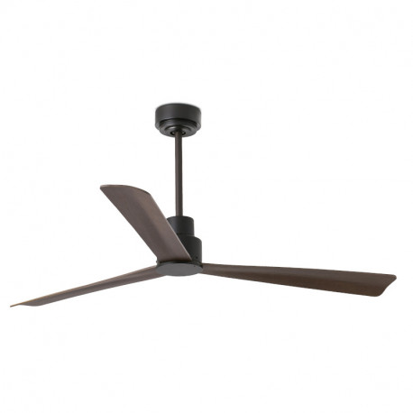 Ventilateur de plafond intelligent Nassau Faro - 17m² - 6 vitesses - Marron