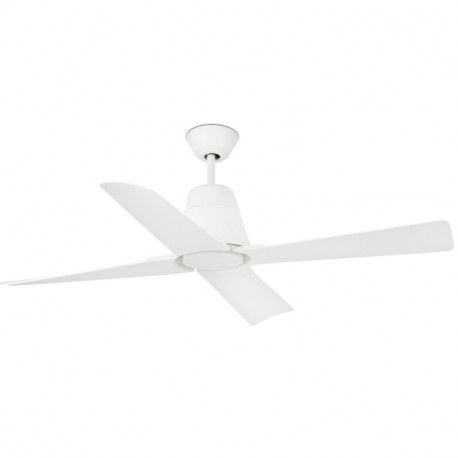 Ventilateur de plafond intelligent Typhoon Faro - 6 vitesses - IP 44 - Blanc