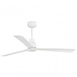 Ventilateur de plafond intelligent Nassau Faro - 17m² - 6 vitesses - Blanc