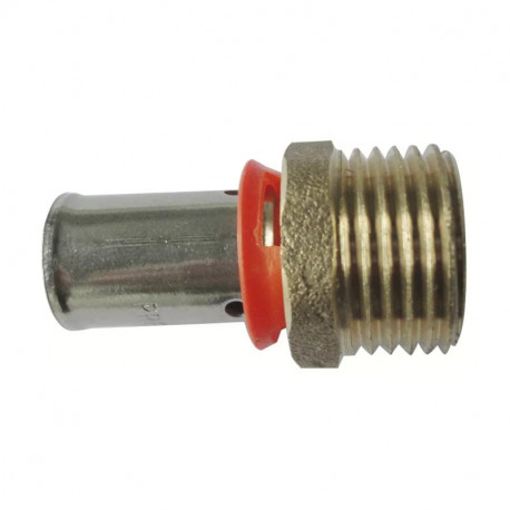 Raccord PER à sertir - droit - Mâle - 16x1/2