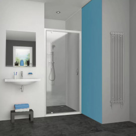 Porte de douche pivotante 775↔807 - Pyra Aquance - 80cm - Blanc