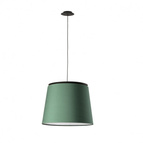 Lampe suspension Savoy Faro - Noir/vert - Sans ampoule - E27