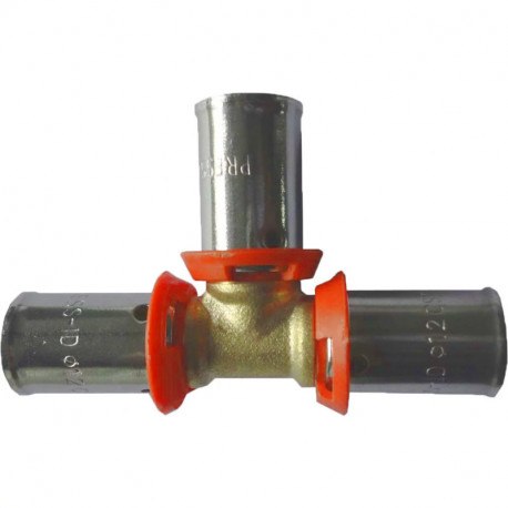 Raccord PER à sertir - Té égal - 12mm