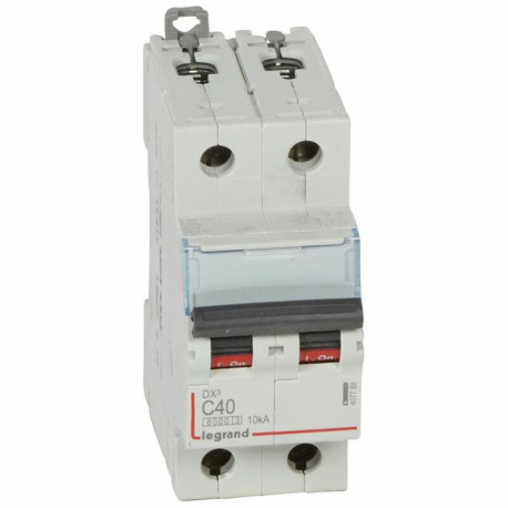 Disjoncteur DX³6000 - 40A - 2P - Courbe C - Vis/Vis