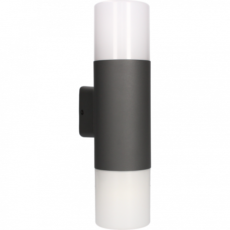 Applique murale bidirectionnelle Lena d'Arlux - E27 - Anthracite - Sans ampoule
