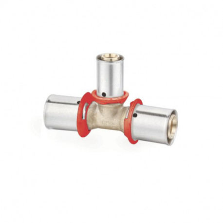 Raccord PER à sertir - Té réduit - 20/20/16 mm