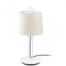 Lampe de table Montreal Faro - Blanc/beige - Sans ampoule
