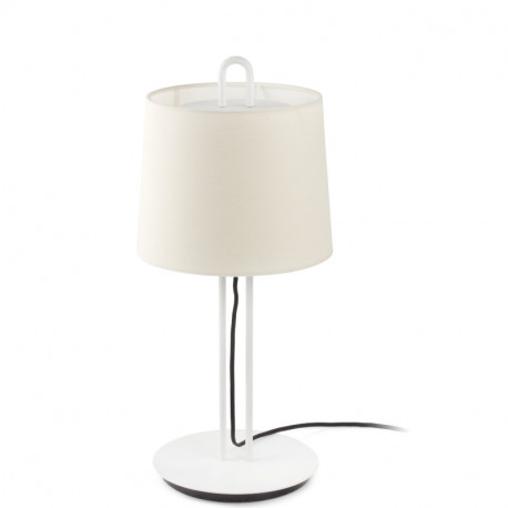 Lampe de table Montreal Faro - Blanc/beige - Sans ampoule