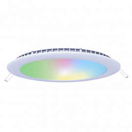 Spot rond connecté Smart Onyx Arlux - 12W - RGB/Blanc - Ø168 - 800lm - Blanc