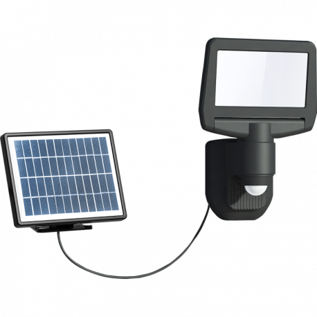 Projecteur Solaire Flood Arlux - Projecteur extérieur à détecteur de mouvement - 15W - Noir