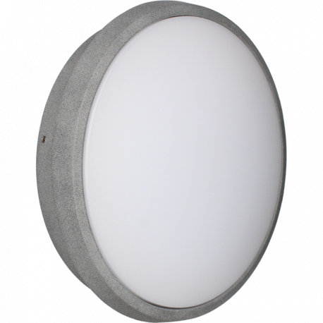 Applique murale Luna Arlux - Ronde - 18W - 3000K - Gris