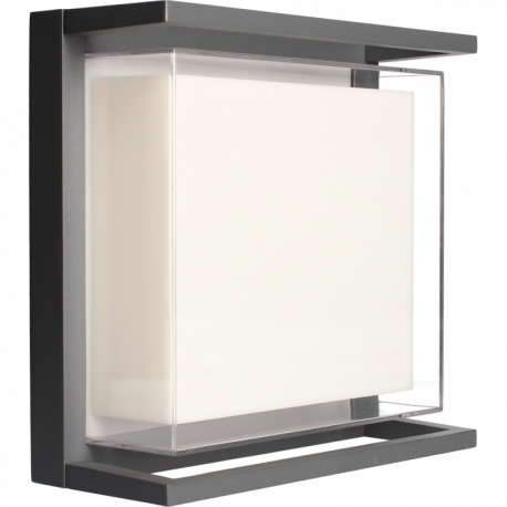 Applique murale extérieure Flores Arlux - 17W - 3000K - Anthracite