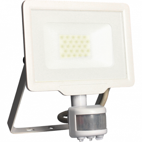 Projecteur LED avec détecteur IR Slim FLD85 Arlux - IP44 - 20W - 4000K - Blanc