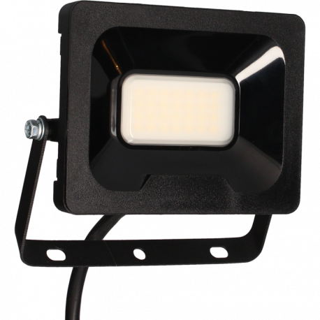 Projecteur mural étanche Nino Arlux - IP65 - 30W - 4000K - Noir