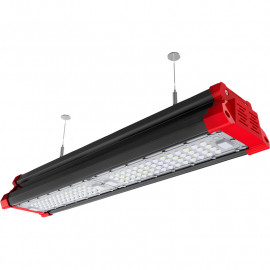 Suspension linéaire Linear Arlux - 150W - 19500lm - IP65 - Noir