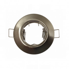 Collerette ronde pour spot encastrable Arlux - Acier - IP20 - ø80mm