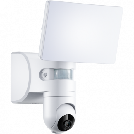 Netatmo Présence avec sirène - Caméra extérieur WiFi intelligente avec  éclairage LED intégré 