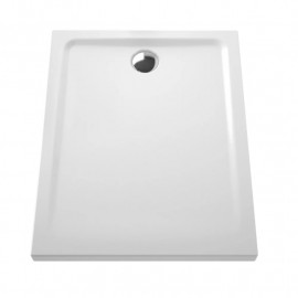 Receveur Arbo extra-plat Aquance - Carré - 80x80cm - A poser ou encastrer - Blanc