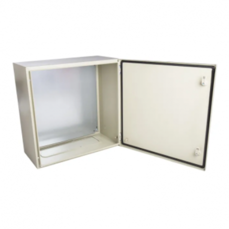 Coffret mural étanche RS PRO - Porte pleine - 600 x 600 x 300mm - Acier - Gris