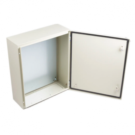 Coffret mural étanche RS PRO - Porte pleine - 600 x 500 x 200mm - Acier - Gris