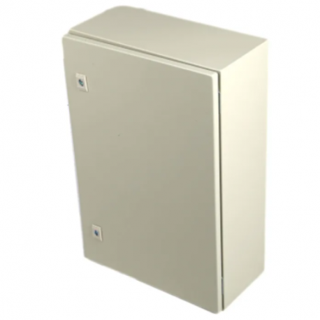 Coffret mural étanche RS PRO - Porte pleine - 600 x 400 x 200mm - Acier - Gris