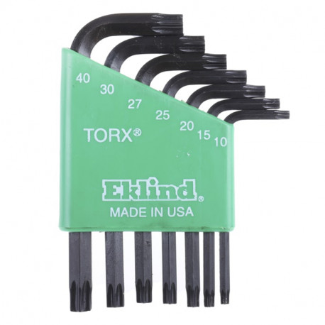Jeu de clés Torx en L RS PRO - Court - T10 à T40 - 7 pièces