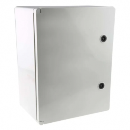 Boîtier ABS mural étanche RS PRO - Avec porte pleine - 400 x 300 x 195mm - Gris
