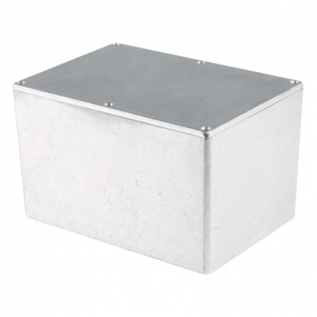 Boîtier guide cartes en fonte d'aluminium RS PRO - 171.9 x 120.9 x 106mm - Argent - Blindé