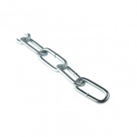 Chaîne acier plaqué zinc RS PRO - ø35x5mm - Longueur 10m - 130kg de charge